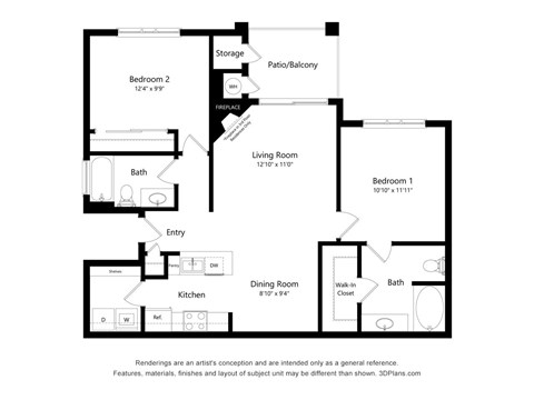Westlake Greens 2 bed 2 bath  sqft
